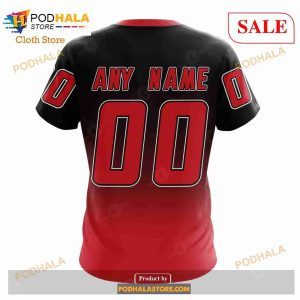 Custom Carolina Hurricanes Retro Gradient Design Sweatshirt NHL Hoodie 3D 7