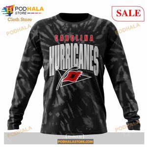 Custom Carolina Hurricanes Retro Vintage Tie Dye Sweatshirt NHL Hoodie 3D 4