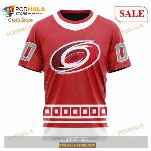 NHL Carolina Hurricanes Baseball Red Customized Jersey