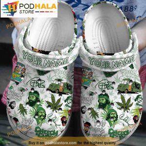 Custom Cheech And Chong Weed Clogband 3D Crocs