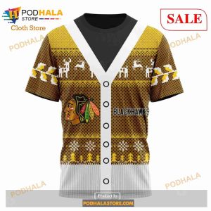 Custom Chicago Blackhawks Chrismas Season Sweatshirt NHL Hoodie 3D 8