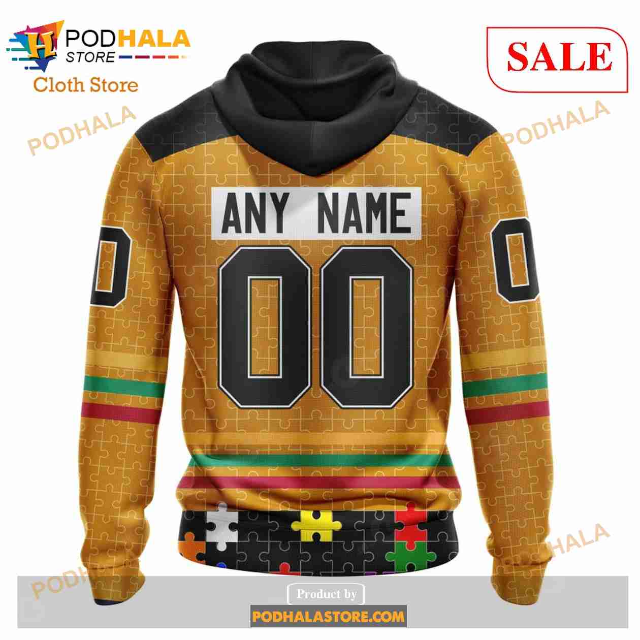 Custom Chicago BlackHawks Fearless Aganst Autism Sweatshirt NHL Hoodie 3D -  Bring Your Ideas, Thoughts And Imaginations Into Reality Today