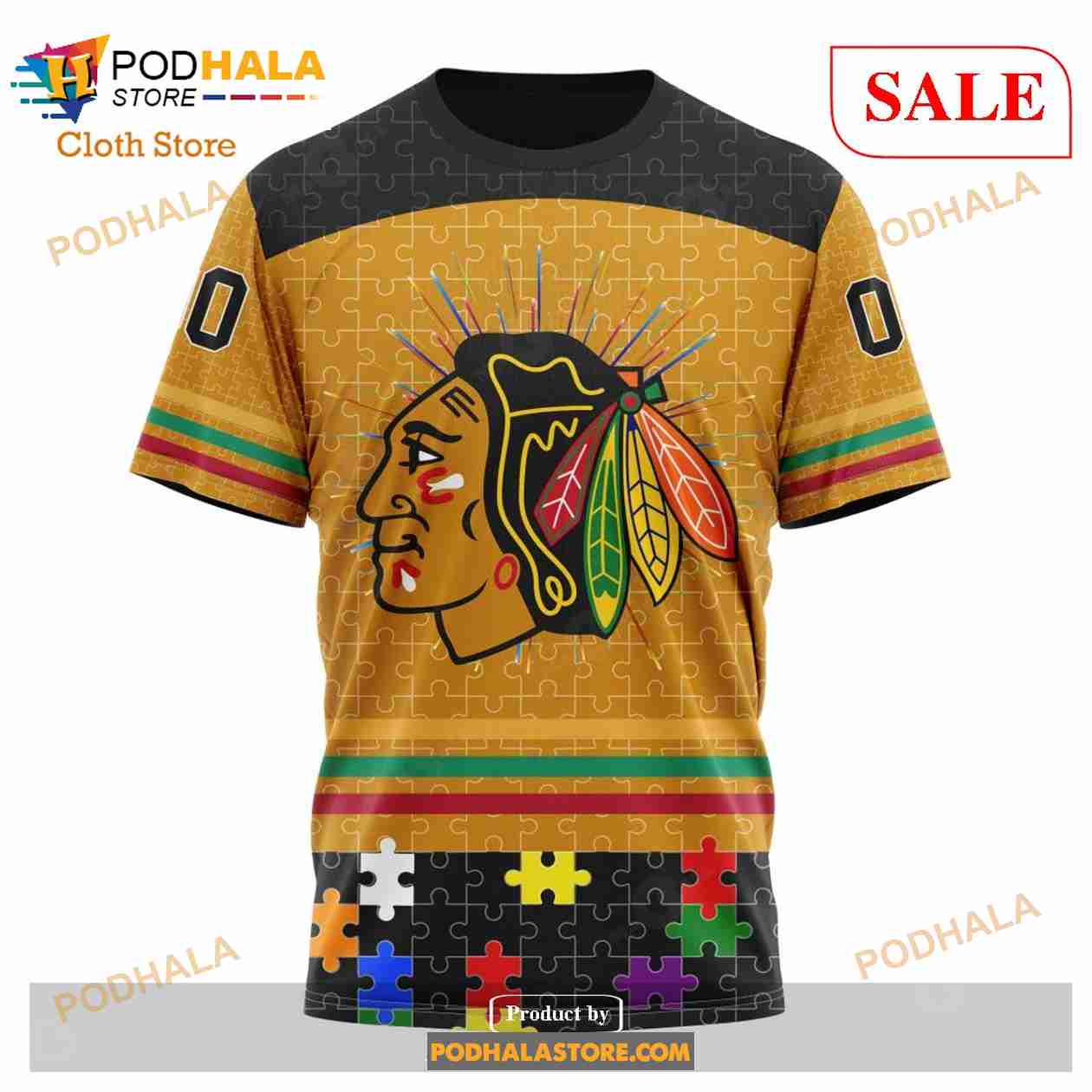 NHL Chicago Blackhawks 3D Hoodie For Men Women - T-shirts Low Price