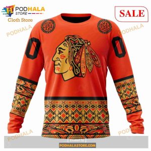 Custom Chicago Blackhawks National Day For Truth And Reconciliation NHL Hoodie 3D 6