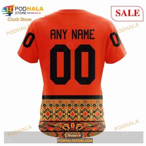 Custom Chicago Blackhawks National Day For Truth And Reconciliation NHL Hoodie 3D 9