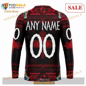 Custom Chicago Blackhawks Native Costume Sweatshirt NHL Hoodie 3D 7