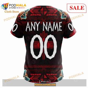 Custom Chicago Blackhawks Native Costume Sweatshirt NHL Hoodie 3D 9