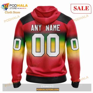 Custom Chicago Blackhawks Retro Gradient Design Sweatshirt NHL Hoodie 3D 3