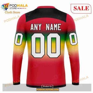 Custom Chicago Blackhawks Retro Gradient Design Sweatshirt NHL Hoodie 3D 7