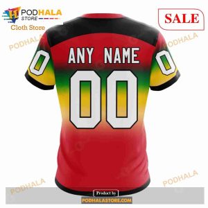 Custom Chicago Blackhawks Retro Gradient Design Sweatshirt NHL Hoodie 3D 9