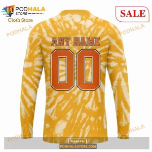 Custom Chicago Blackhawks Retro Vintage Tie Dye Sweatshirt NHL Hoodie 3D 7