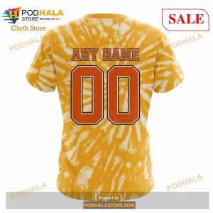 Custom Chicago Blackhawks Retro Vintage Tie Dye Sweatshirt NHL Hoodie 3D 9