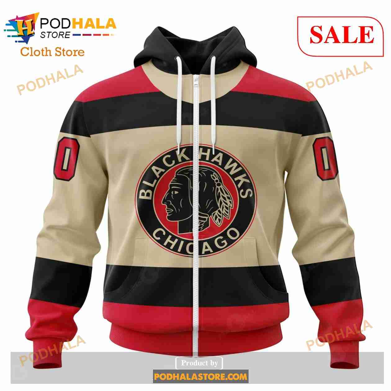 Chicago Blackhawks Red Size 4XL NHL Fan Apparel & Souvenirs for sale