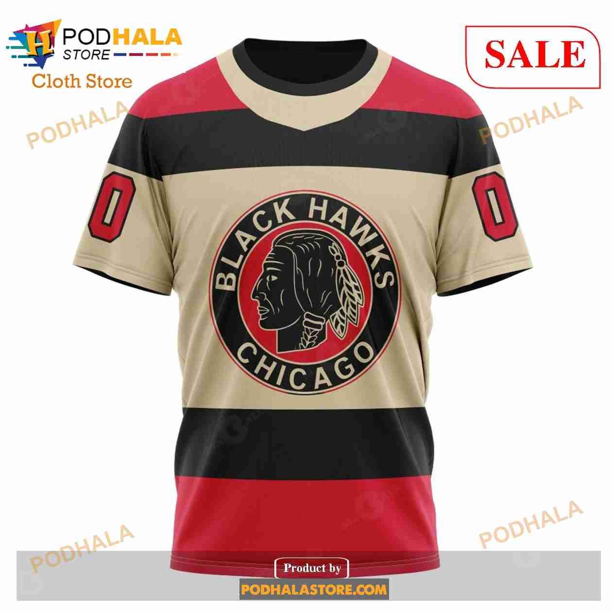 Buy New Custom Chicago Blackhawks Hockey Jersey For Sale