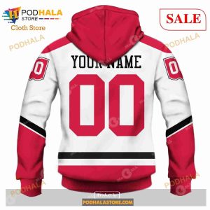 Custom Cleveland Barons 1976 Throwback Vintage NHL Hockey Sweatshirt Hoodie 3d 5