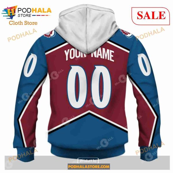 Custom Colorado Avalanche 1996 Throwback Vintage Hockey Sweatshirt Hoodie 3D