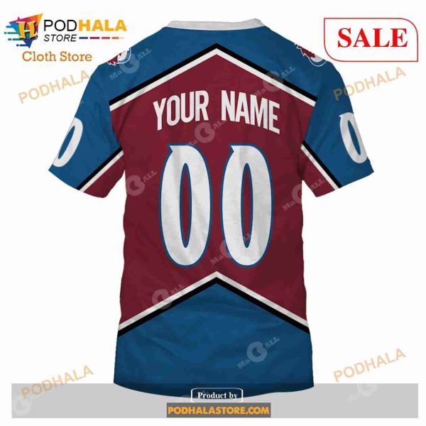 Custom Colorado Avalanche 1996 Throwback Vintage Hockey Sweatshirt Hoodie 3D