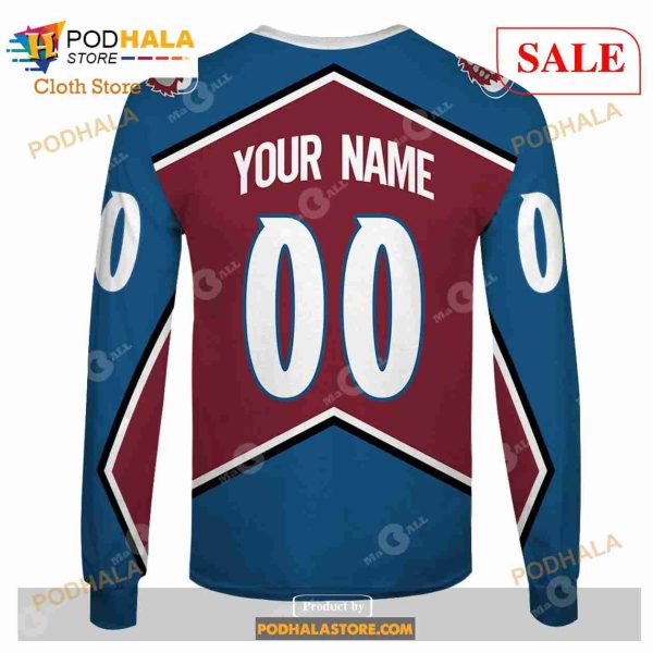 Custom Colorado Avalanche 1996 Throwback Vintage Hockey Sweatshirt Hoodie 3D