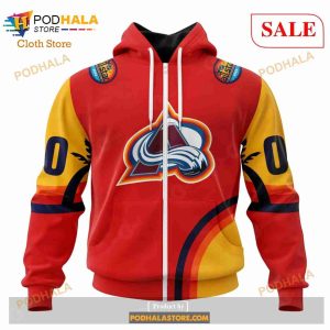 Custom Colorado Avalanche All Star Sunset Sweatshirt Nhl Hoodie 3d 2