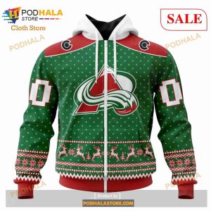 Custom Colorado Avalanche Christmas Apparel Sweatshirt Nhl Hoodie 3d 2