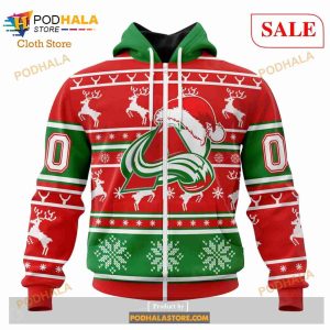 Custom Colorado Avalanche Christmas Sweatshirt Nhl Hoodie 3d 2