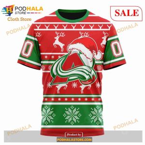Custom Colorado Avalanche Christmas Sweatshirt Nhl Hoodie 3d 6