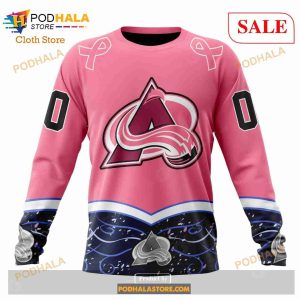 Custom Colorado Avalanche Fights Cancer Sweatshirt Nhl Hoodie 3d 4