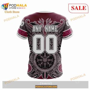 Custom Colorado Avalanche Norse Viking Symbols Sweatshirt Nhl Hoodie 3d 2