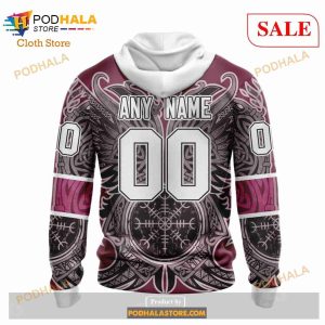 Custom Colorado Avalanche Norse Viking Symbols Sweatshirt Nhl Hoodie 3d 8