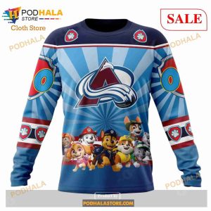 Custom Colorado Avalanche Paw Patrol Sweatshirt Nhl Hoodie 3d 4