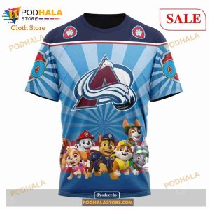 Custom Colorado Avalanche Paw Patrol Sweatshirt Nhl Hoodie 3d 6