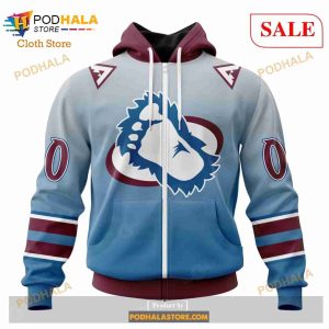 Custom Colorado Avalanche Retro Gradient Design Sweatshirt Nhl Hoodie 3d 2