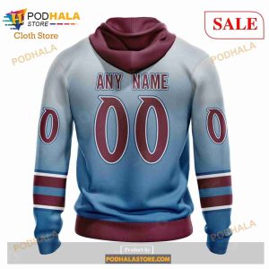 Custom Colorado Avalanche Retro Gradient Design Sweatshirt Nhl Hoodie 3d 3