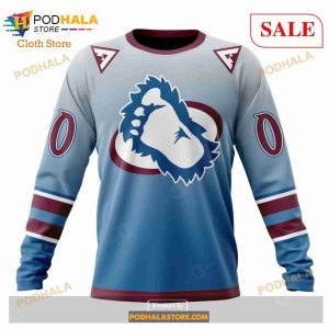 Custom Colorado Avalanche Retro Gradient Design Sweatshirt Nhl Hoodie 3d 4
