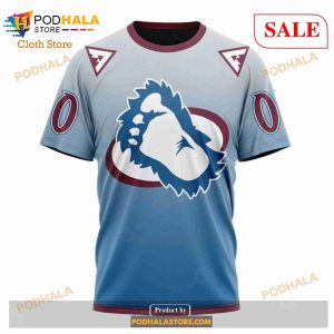 Custom Colorado Avalanche Retro Gradient Design Sweatshirt Nhl Hoodie 3d 6
