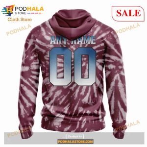 Custom Colorado Avalanche Retro Vintage Tie Dye Sweatshirt Nhl Hoodie 3d 3