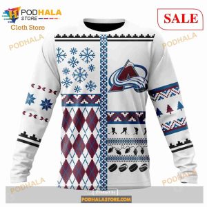 Custom Colorado Avalanche Unisex Christmas Sweatshirt Nhl Hoodie 3d 4