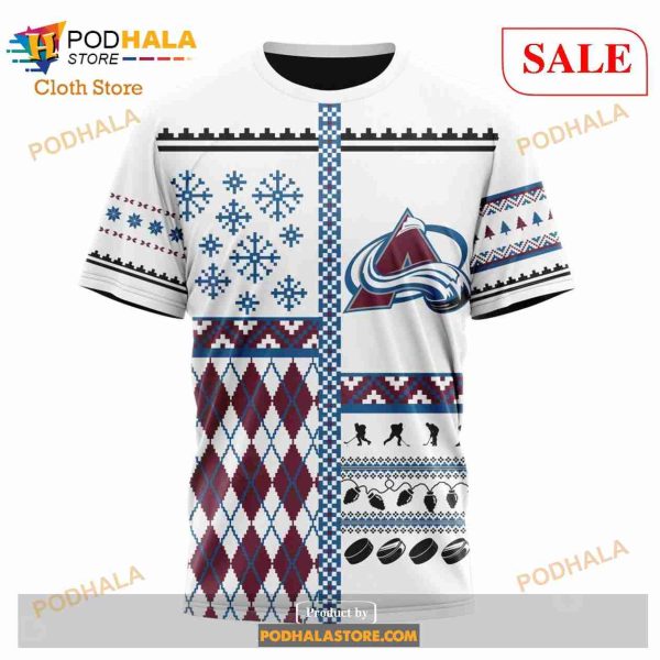 Custom Colorado Avalanche Unisex Christmas Sweatshirt NHL Hoodie 3D