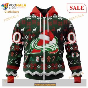 Custom Colorado Avalanche Unisex Shirt Christmas Sweatshirt Nhl Hoodie 3d 2