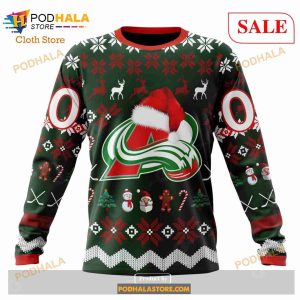 Custom Colorado Avalanche Unisex Shirt Christmas Sweatshirt Nhl Hoodie 3d 4