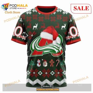Custom Colorado Avalanche Unisex Shirt Christmas Sweatshirt Nhl Hoodie 3d 6