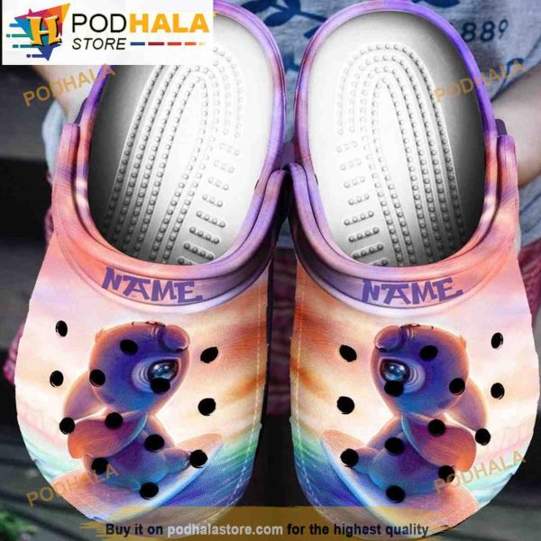 Custom Colorful Stitch Clogband 3D Crocs Clog Shoes