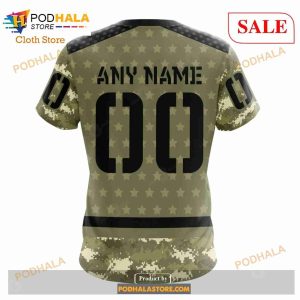 Custom Columbus Blue Jackets Camo Military Appreciation Sweatshirt Nhl Hoodie 3d 7