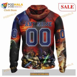 Custom Columbus Blue Jackets Design X Star War Sweatshirt Nhl Hoodie 3d 3
