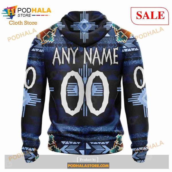 Custom Columbus Blue Jackets Native Costume Sweatshirt NHL Hoodie 3D