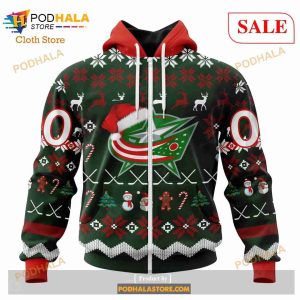 Custom Columbus Blue Jackets Nhl Merch Christmas Sweatshirt Nhl Hoodie 3d 2