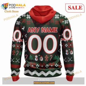 Custom Columbus Blue Jackets Nhl Merch Christmas Sweatshirt Nhl Hoodie 3d 3