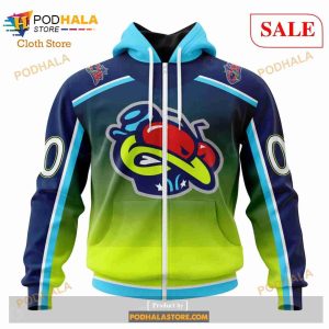 Custom Columbus Blue Jackets Retro Gradient Design Sweatshirt Nhl Hoodie 3d 2