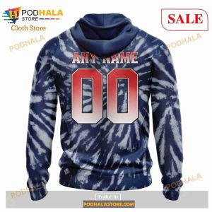 Custom Columbus Blue Jackets Retro Vintage Tie Dye Sweatshirt Nhl Hoodie 3d 3