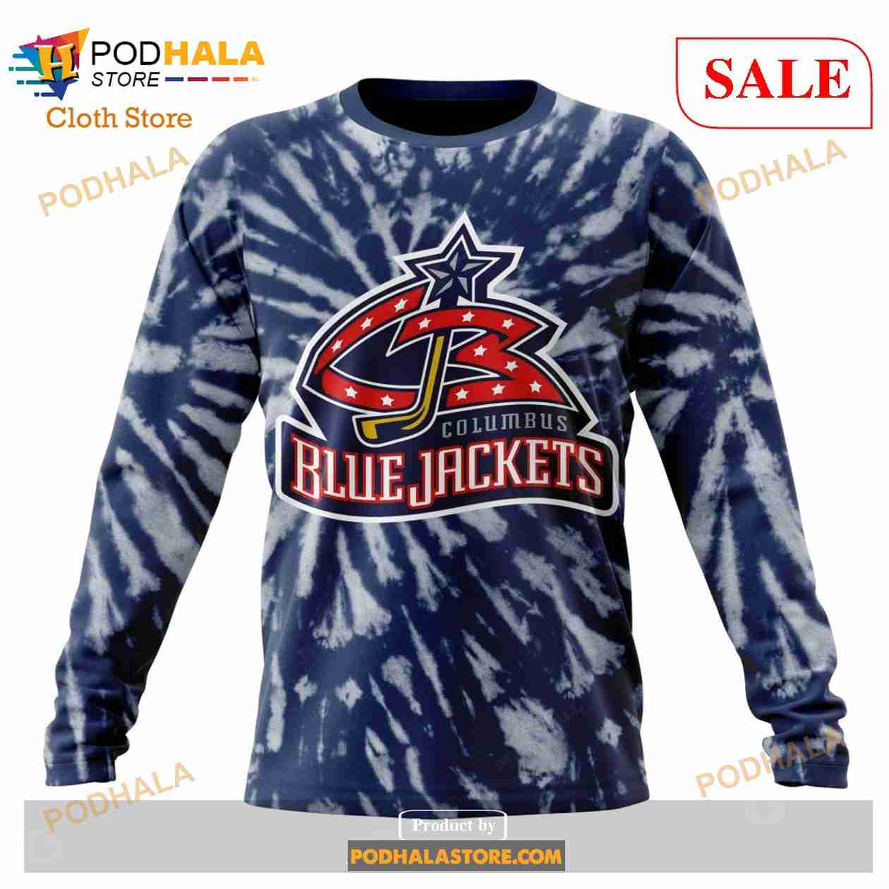 Custom Columbus Blue Jackets Hockey Jersey Name and Number 2022 Navy Reverse Retro